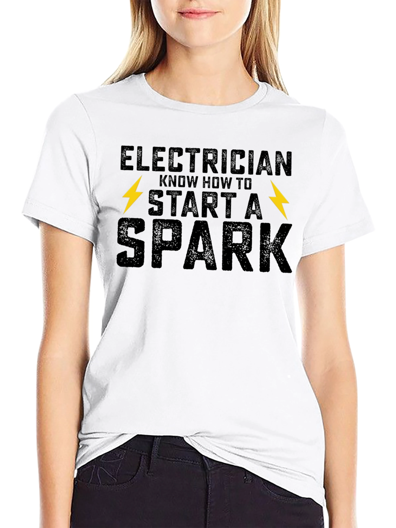 Electrician Start a Spark Graphic T-Shirt
