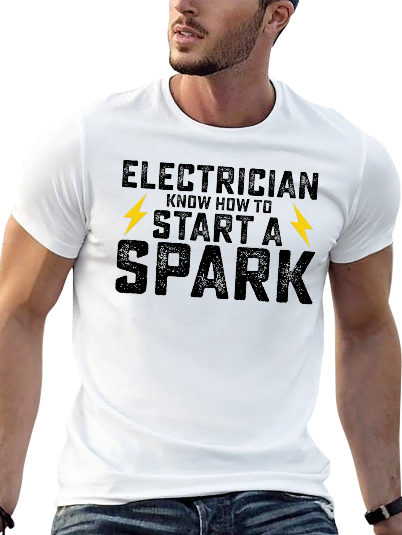 Electrician Start a Spark Graphic T-Shirt