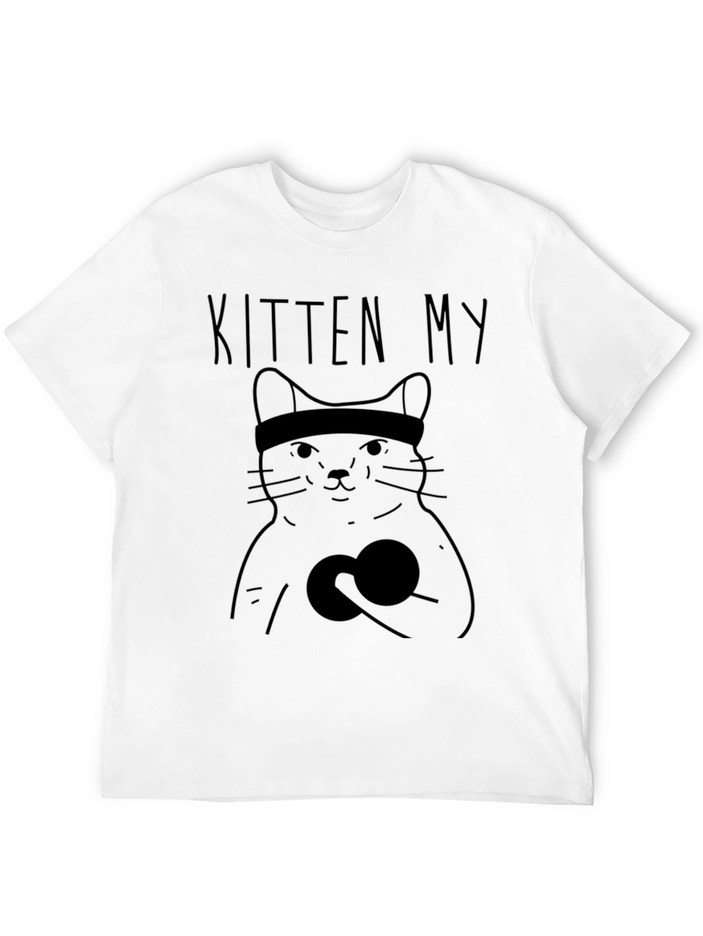 Kitten My Funny Cat Workout T-Shirt