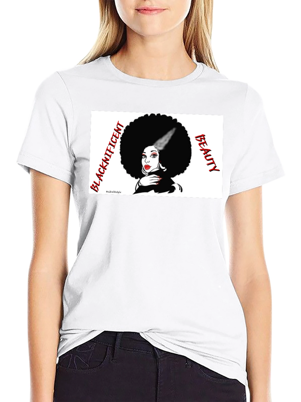 Blacknificent Beauty T-Shirt - Afro Queen Tee