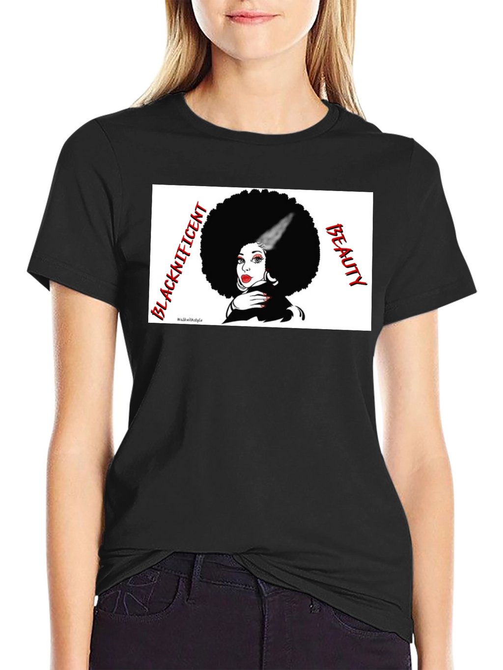 Blacknificent Beauty T-Shirt - Afro Queen Tee