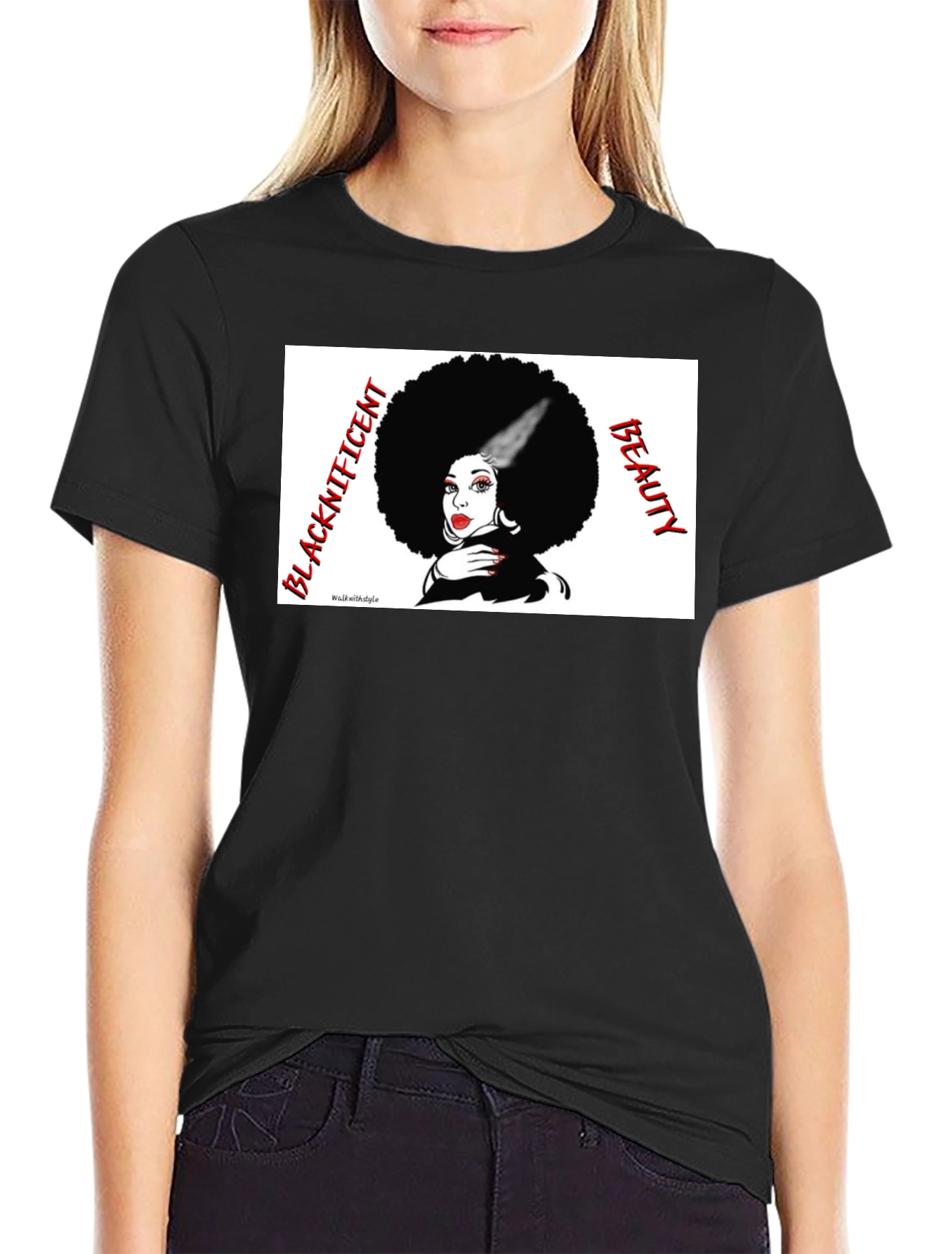 Blacknificent Beauty T-Shirt - Afro Queen Tee