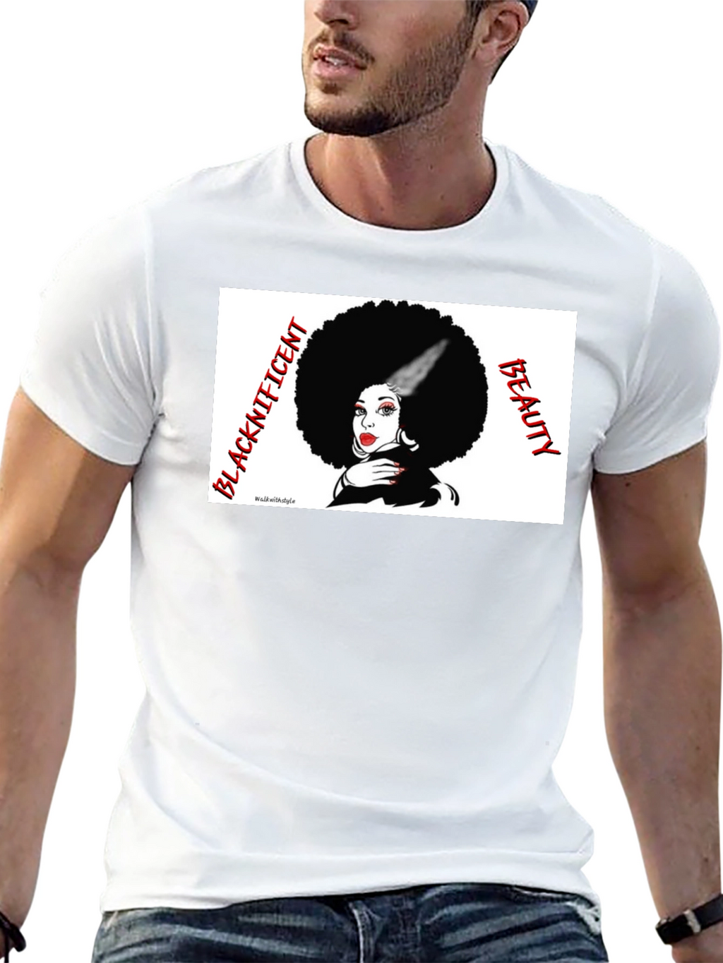 Blacknificent Beauty T-Shirt - Afro Queen Tee