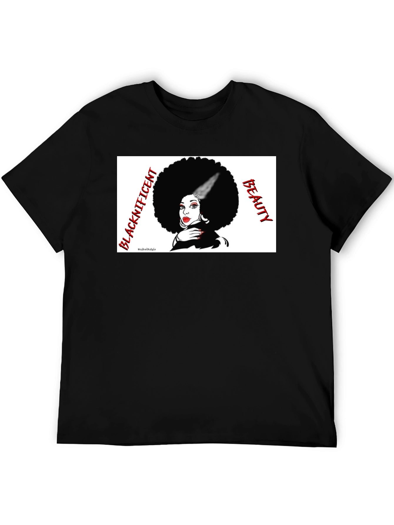 Blacknificent Beauty T-Shirt - Afro Queen Tee
