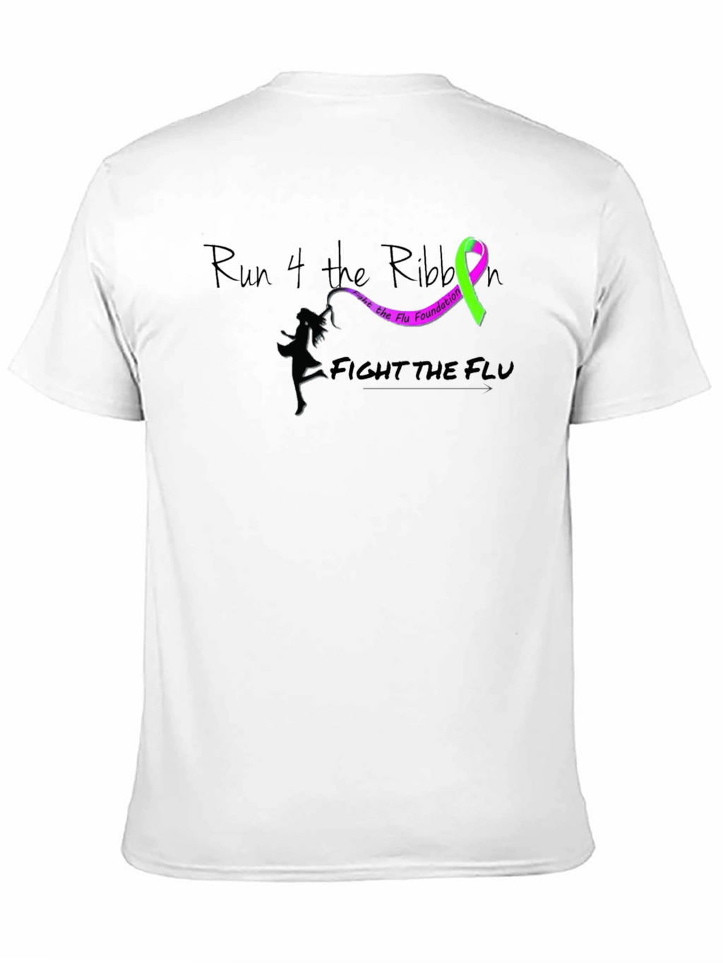 Run 4 the Ribbon Flu Awareness T-Shirt