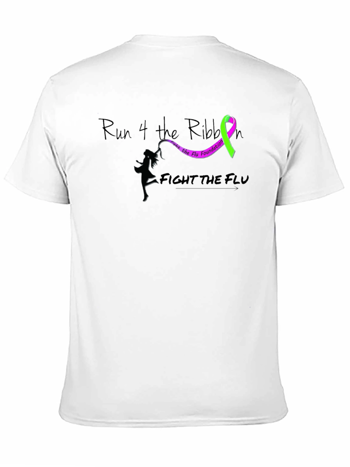 Run 4 the Ribbon Flu Awareness T-Shirt