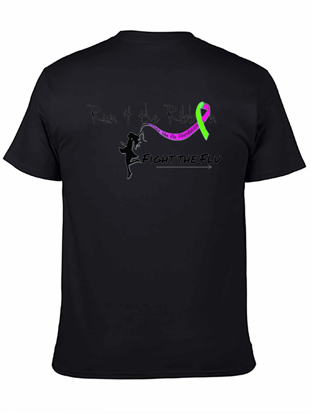 Run 4 the Ribbon Flu Awareness T-Shirt