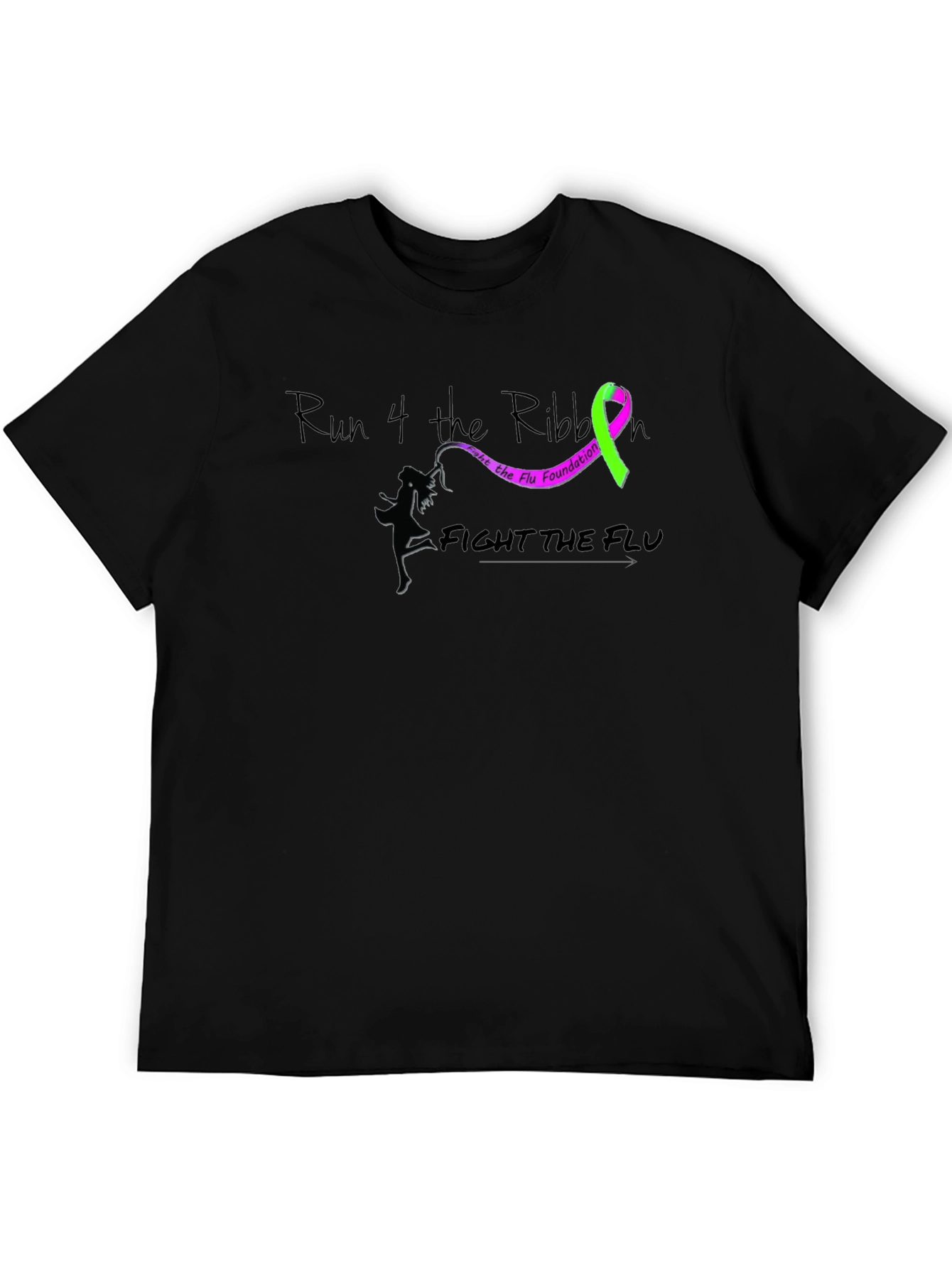Run 4 the Ribbon Flu Awareness T-Shirt