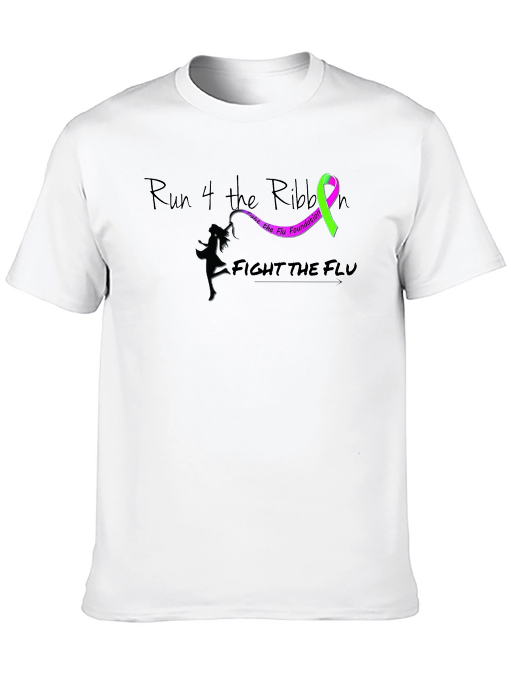 Run 4 the Ribbon Flu Awareness T-Shirt