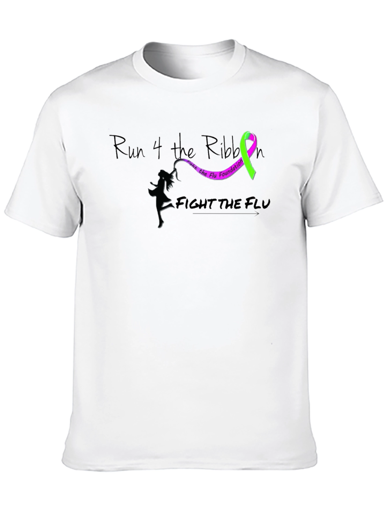 Run 4 the Ribbon Flu Awareness T-Shirt
