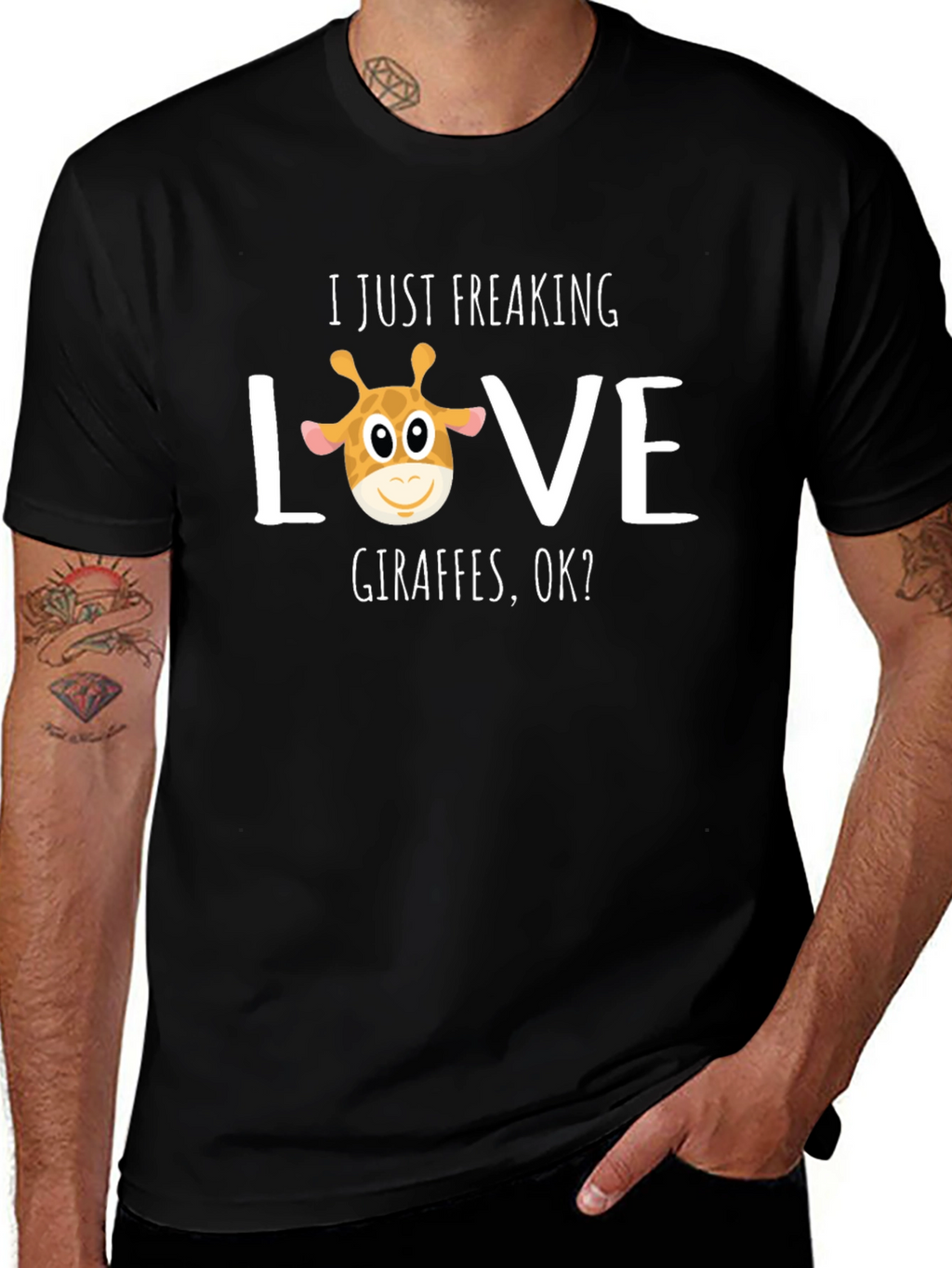 I Just Freaking Love Giraffes T-Shirt
