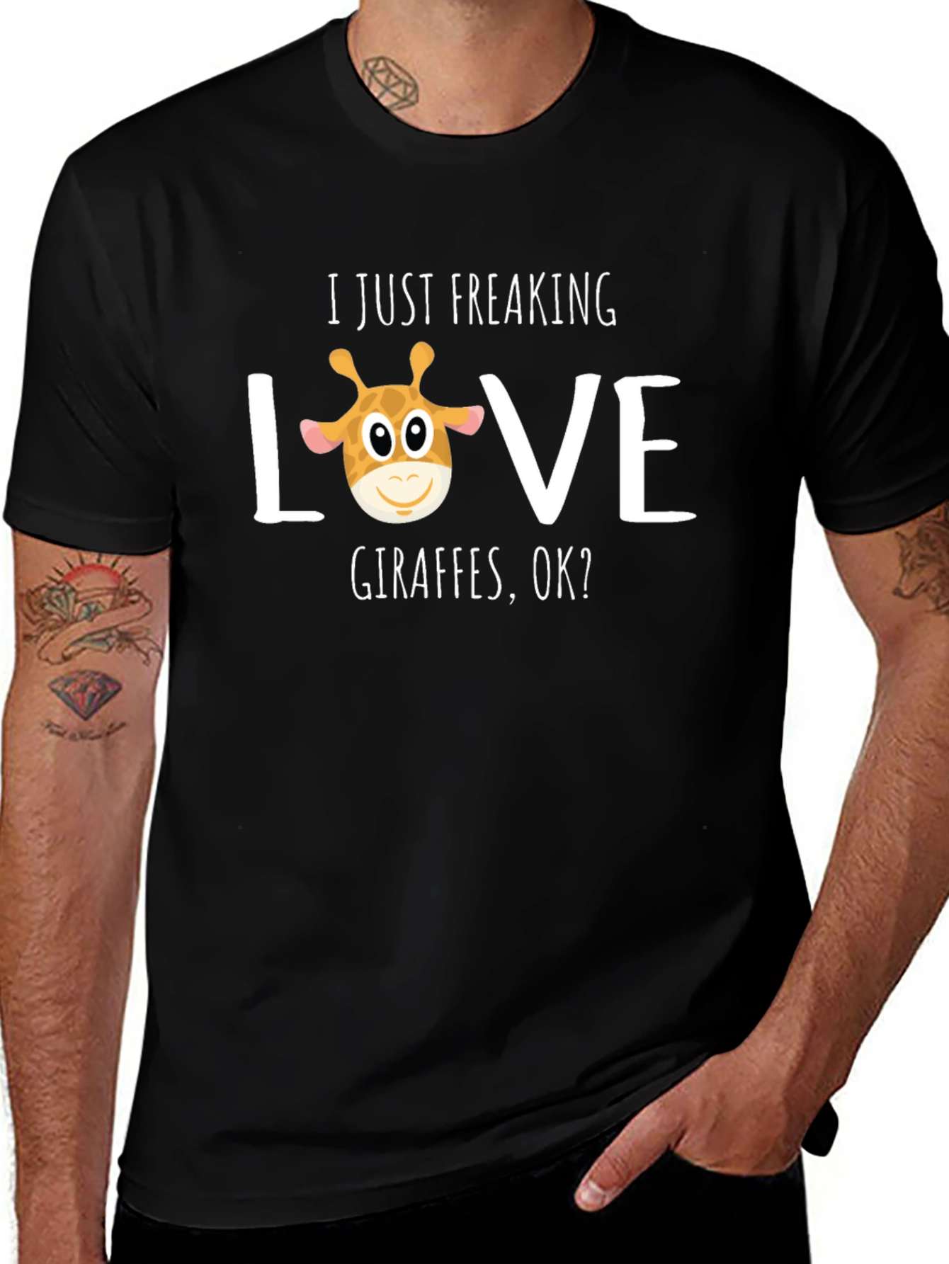 I Just Freaking Love Giraffes T-Shirt