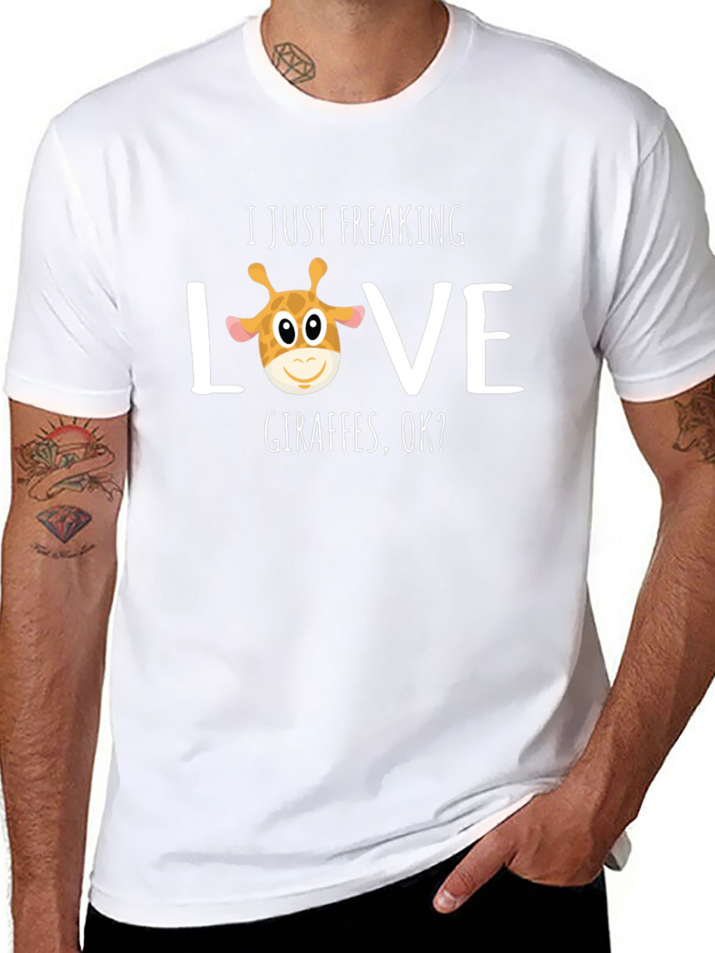 I Just Freaking Love Giraffes T-Shirt