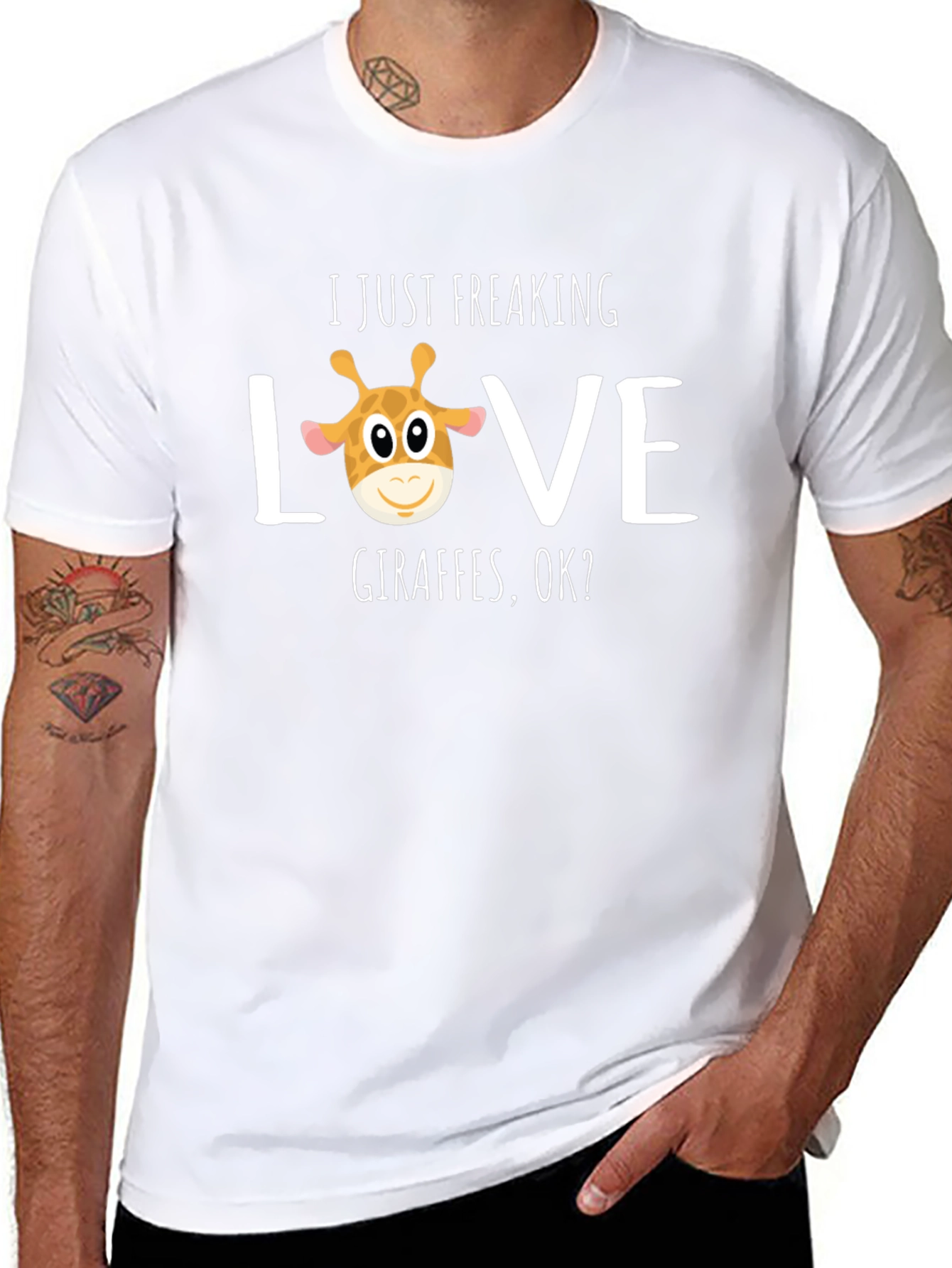 I Just Freaking Love Giraffes T-Shirt