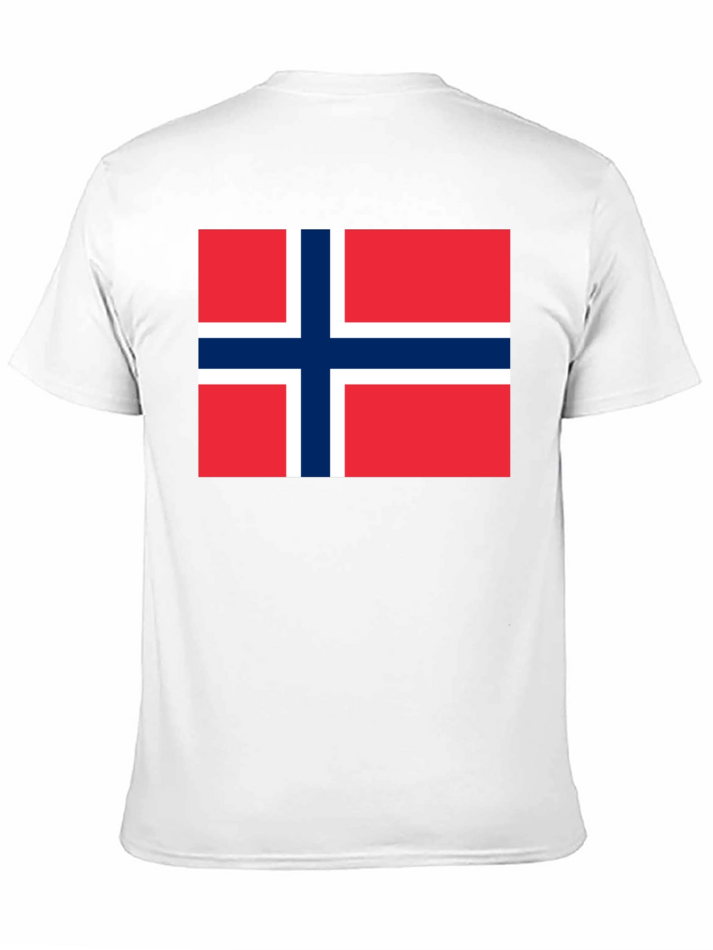Norway Flag T-Shirt - Black Cotton Tee