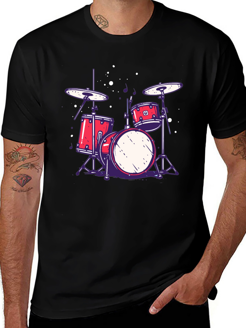 Cool Drums Graphic T-Shirt