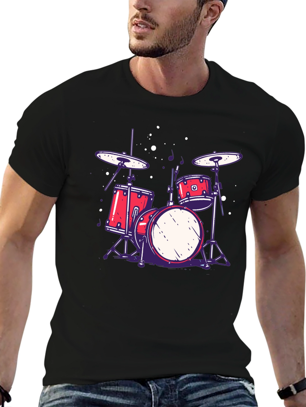 Cool Drums Graphic T-Shirt