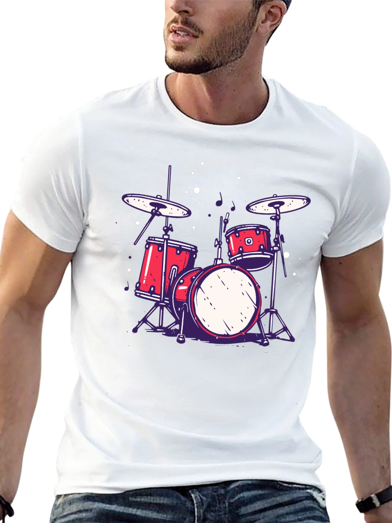 Cool Drums Graphic T-Shirt
