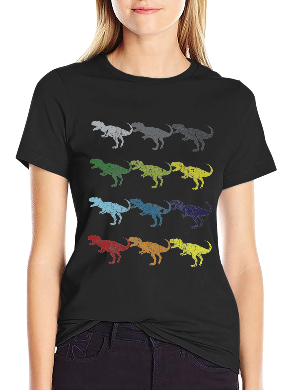 Retro Dinosaur T-Rex Graphic Tee