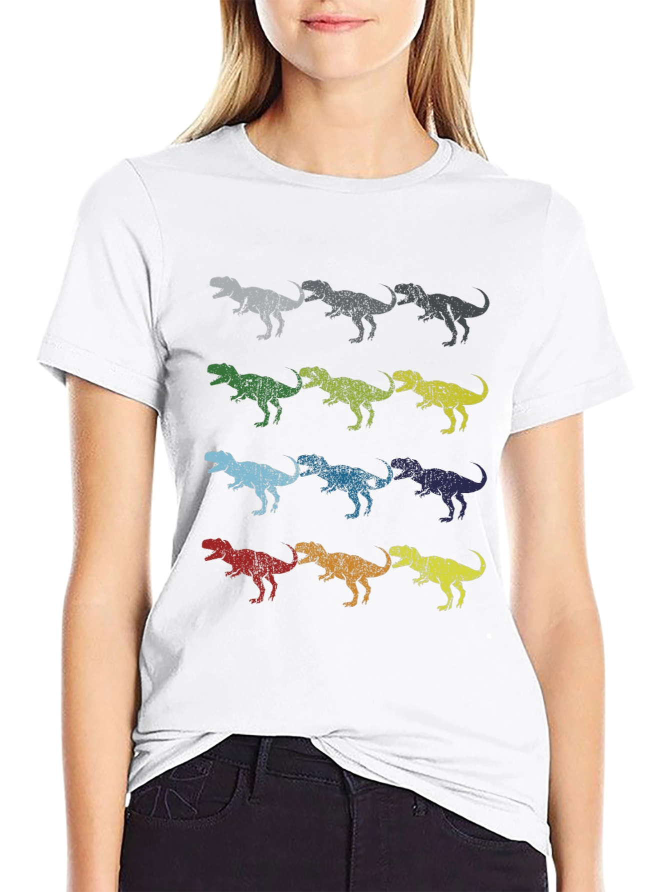 Retro Dinosaur T-Rex Graphic Tee