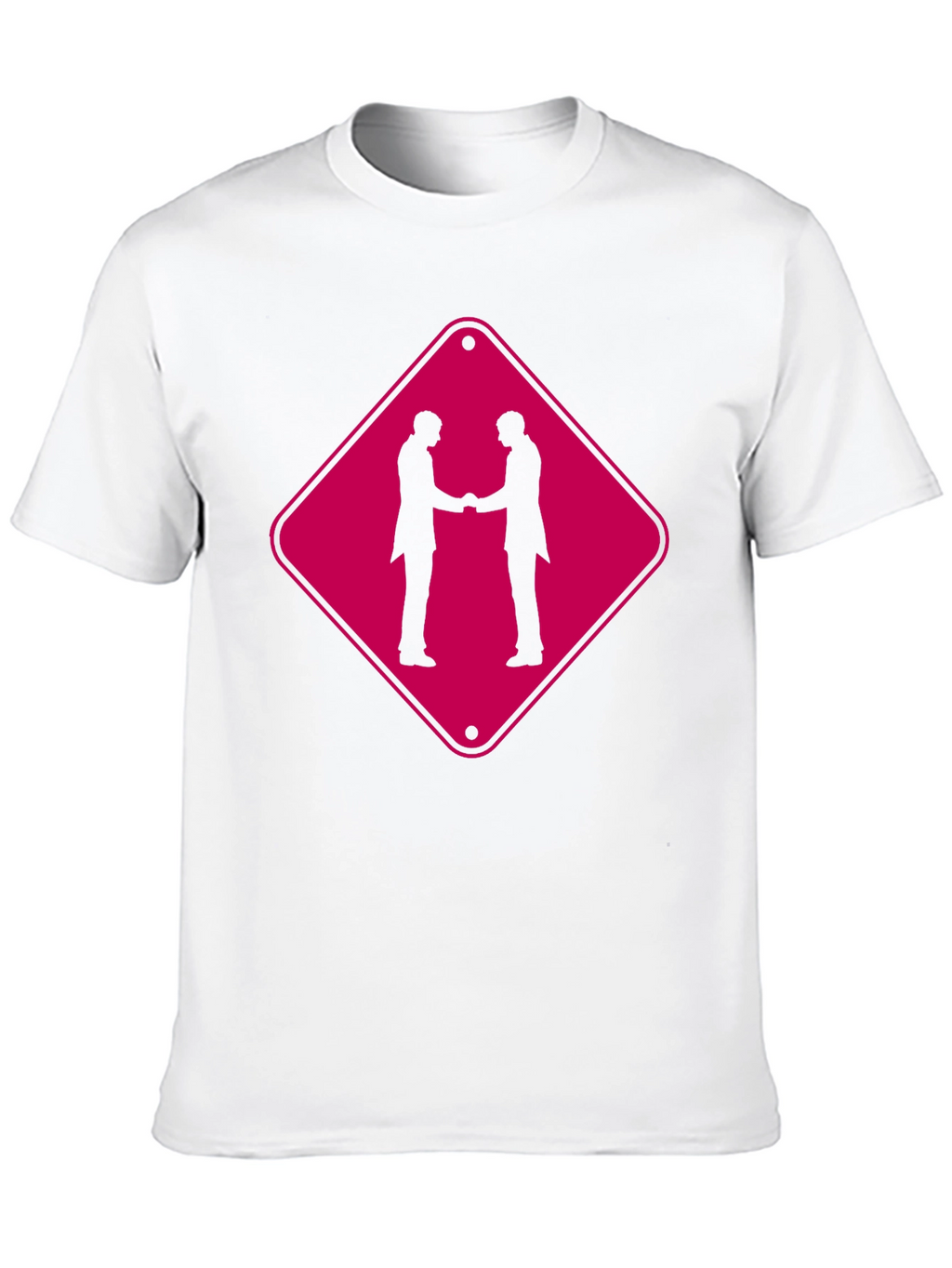 Handshake Graphic T-Shirt - Black