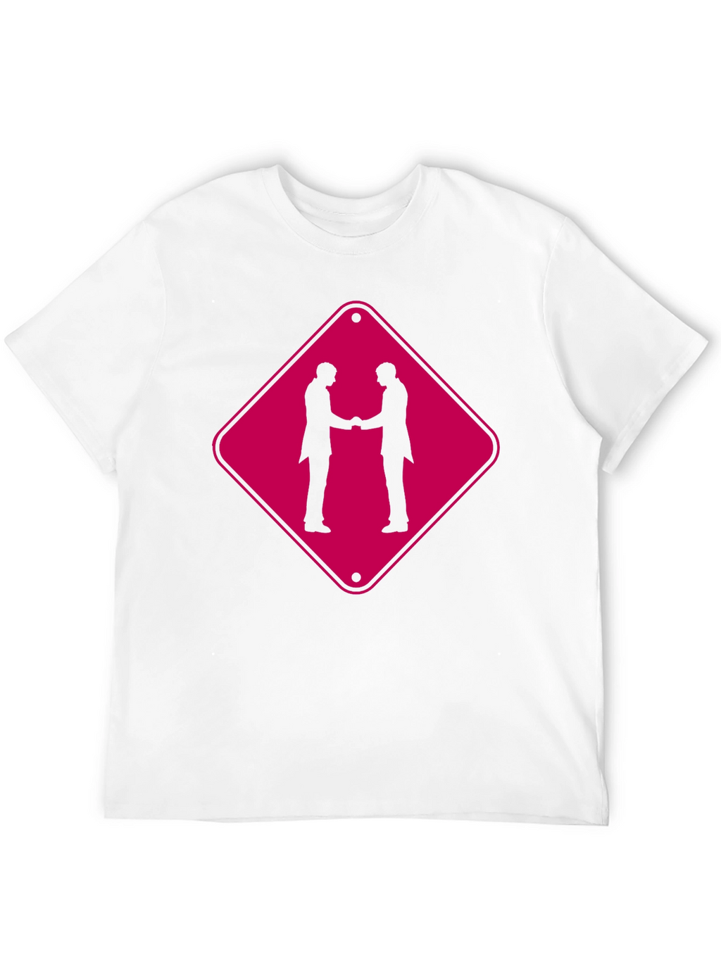 Handshake Graphic T-Shirt - Black