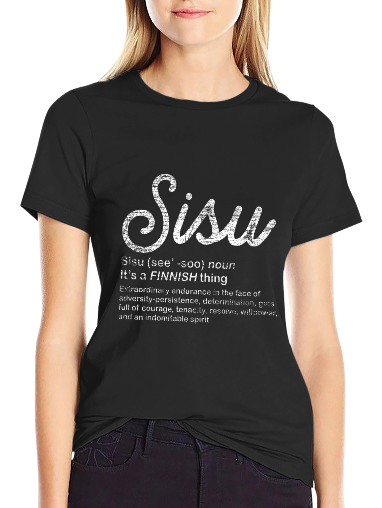 Sisu Finnish Thing T-Shirt - Courage Tenacity Resolve