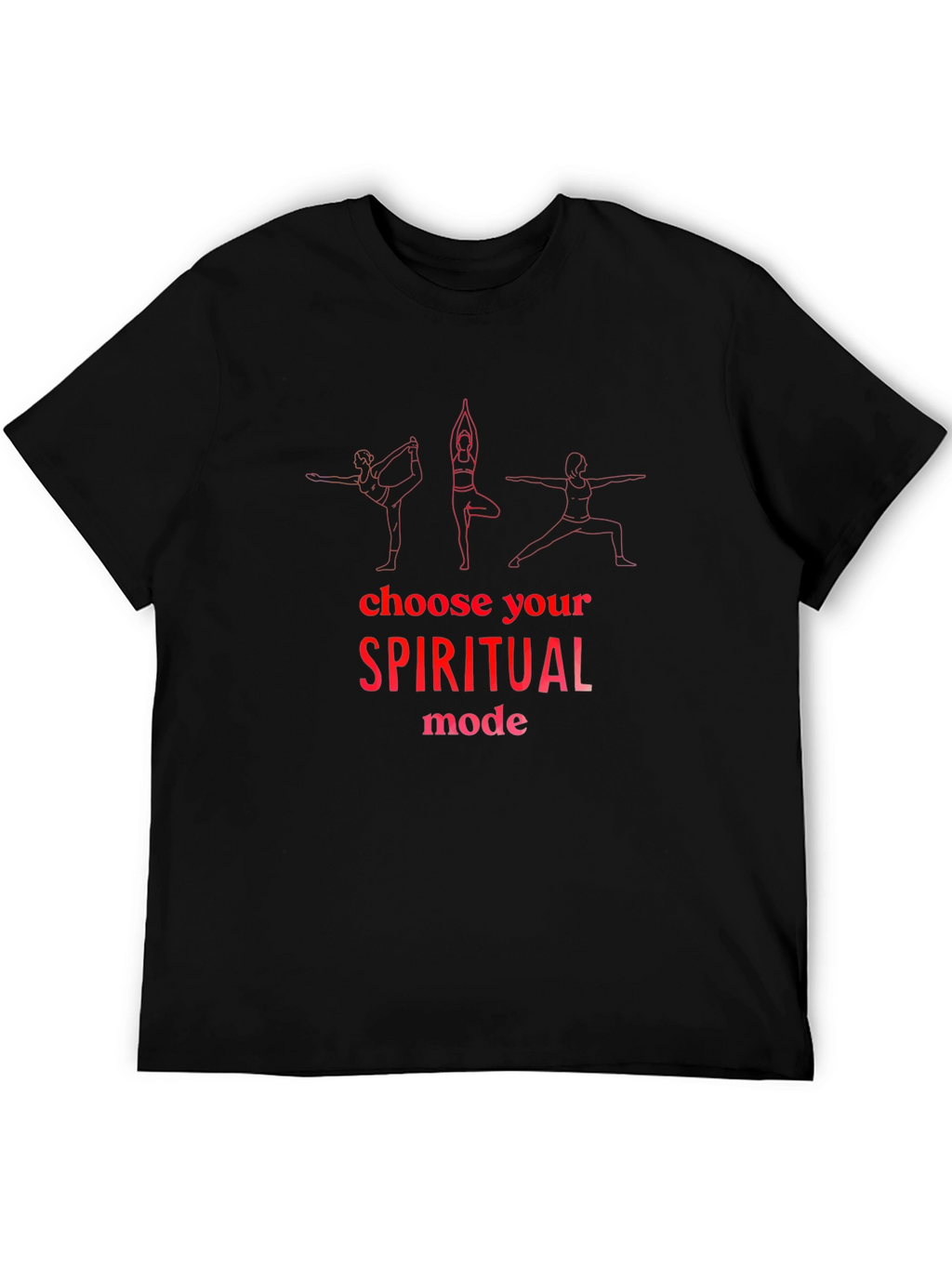 Spiritual Mode Yoga Tee - Black