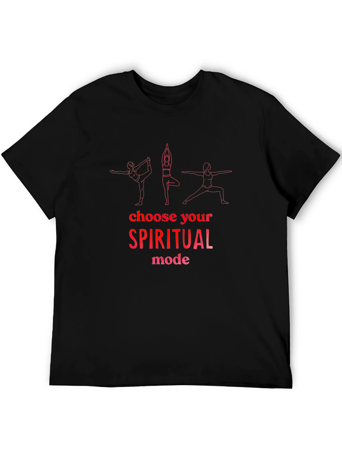 Spiritual Mode Yoga Tee - Black