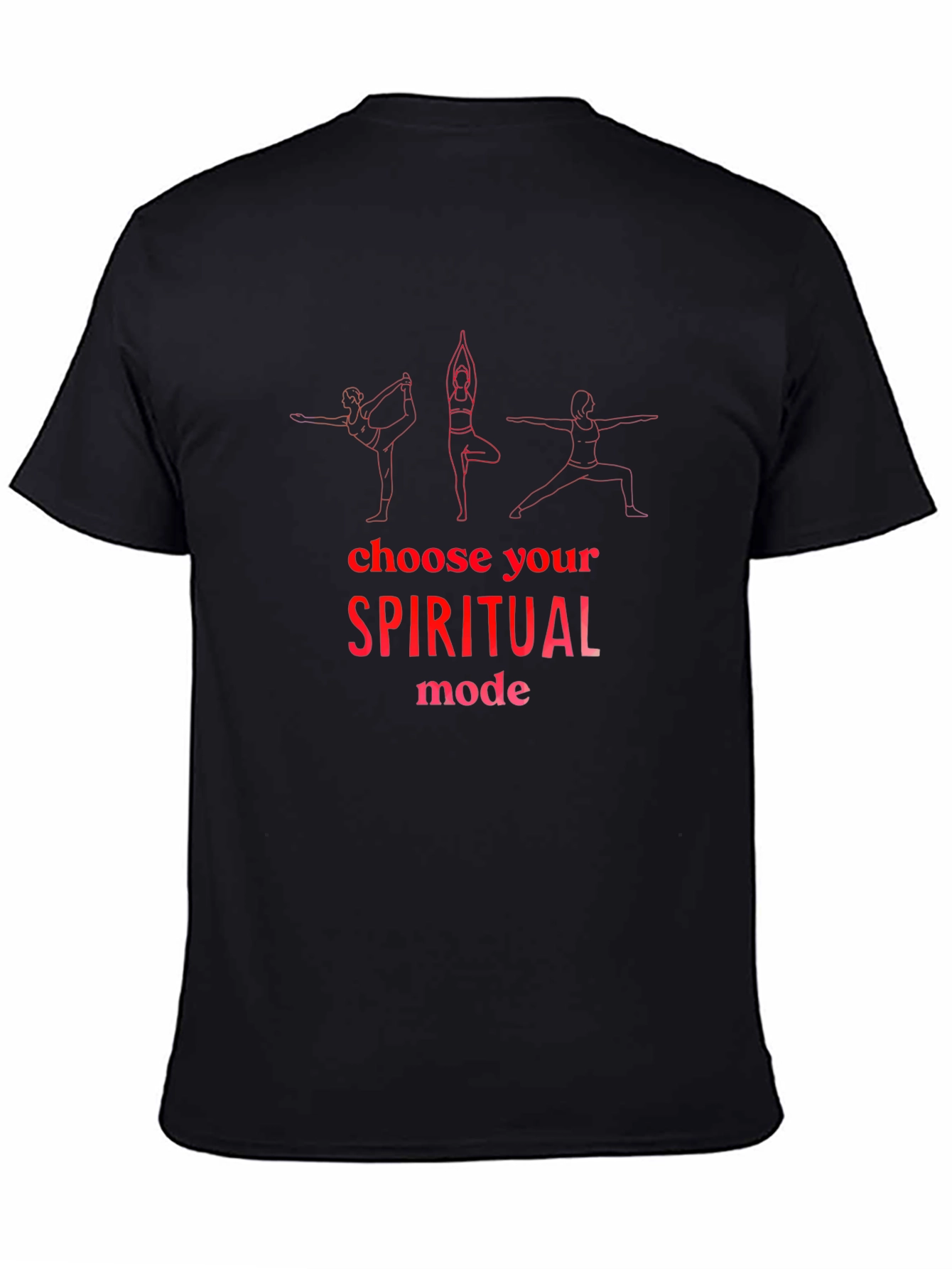 Spiritual Mode Yoga Tee - Black