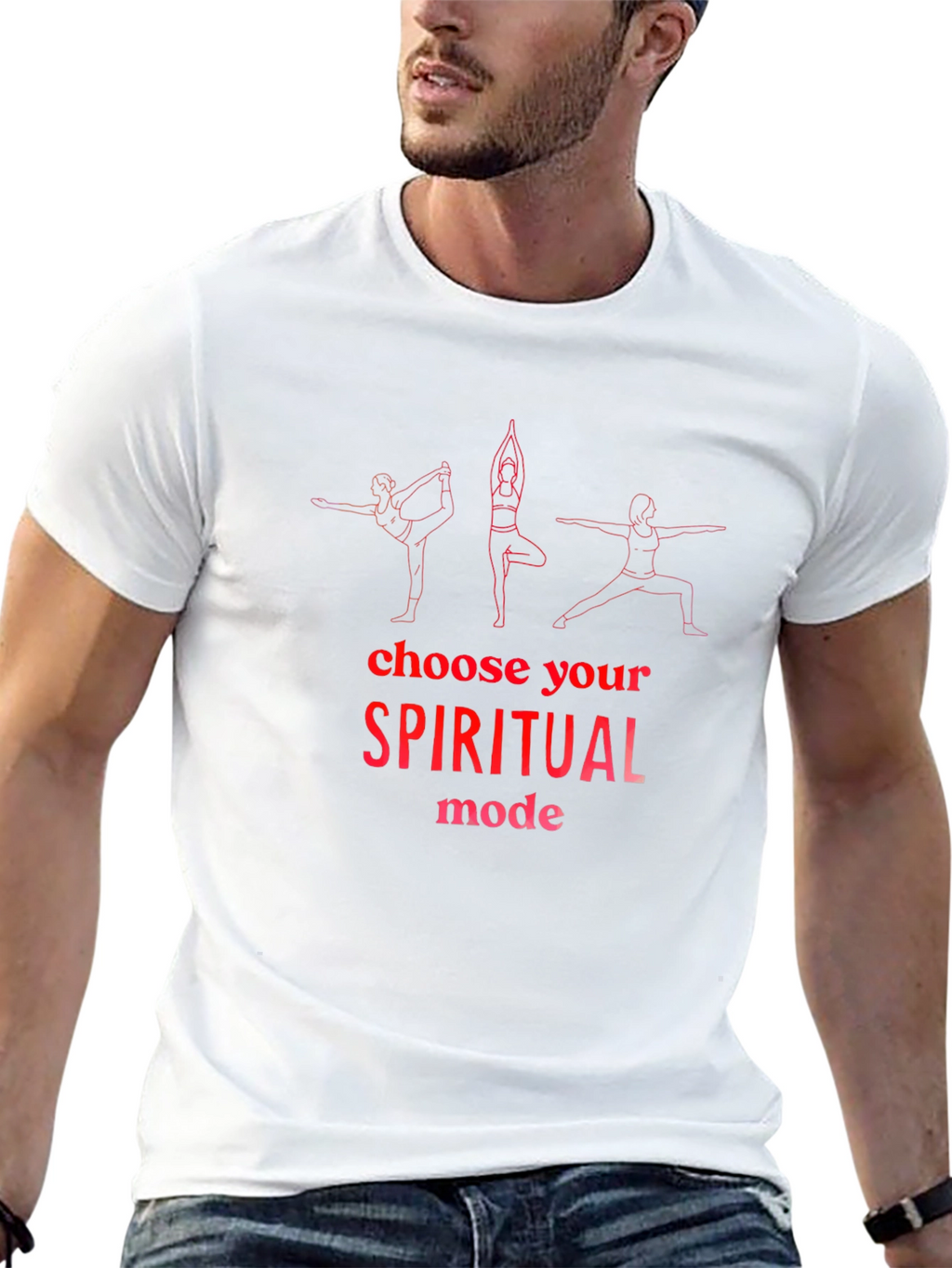 Spiritual Mode Yoga Tee - Black