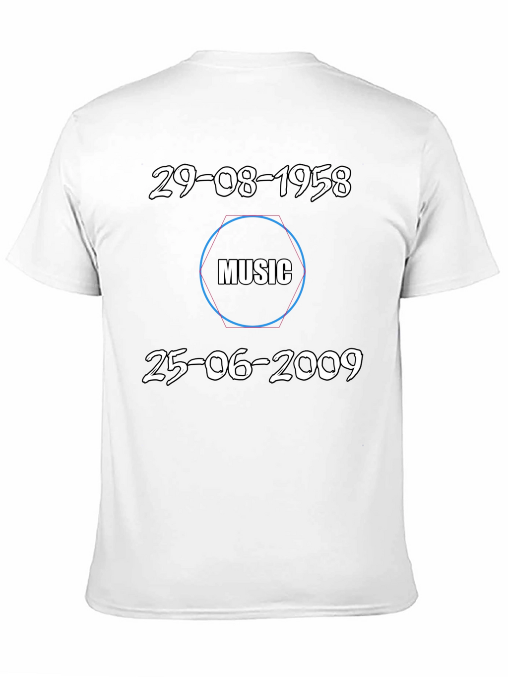 Music Legend T-Shirt: 1958-2009 Tribute Tee