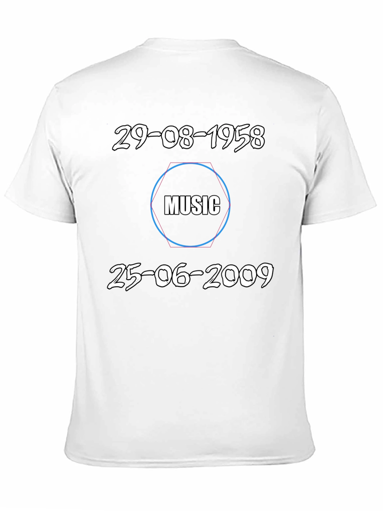 Music Legend T-Shirt: 1958-2009 Tribute Tee