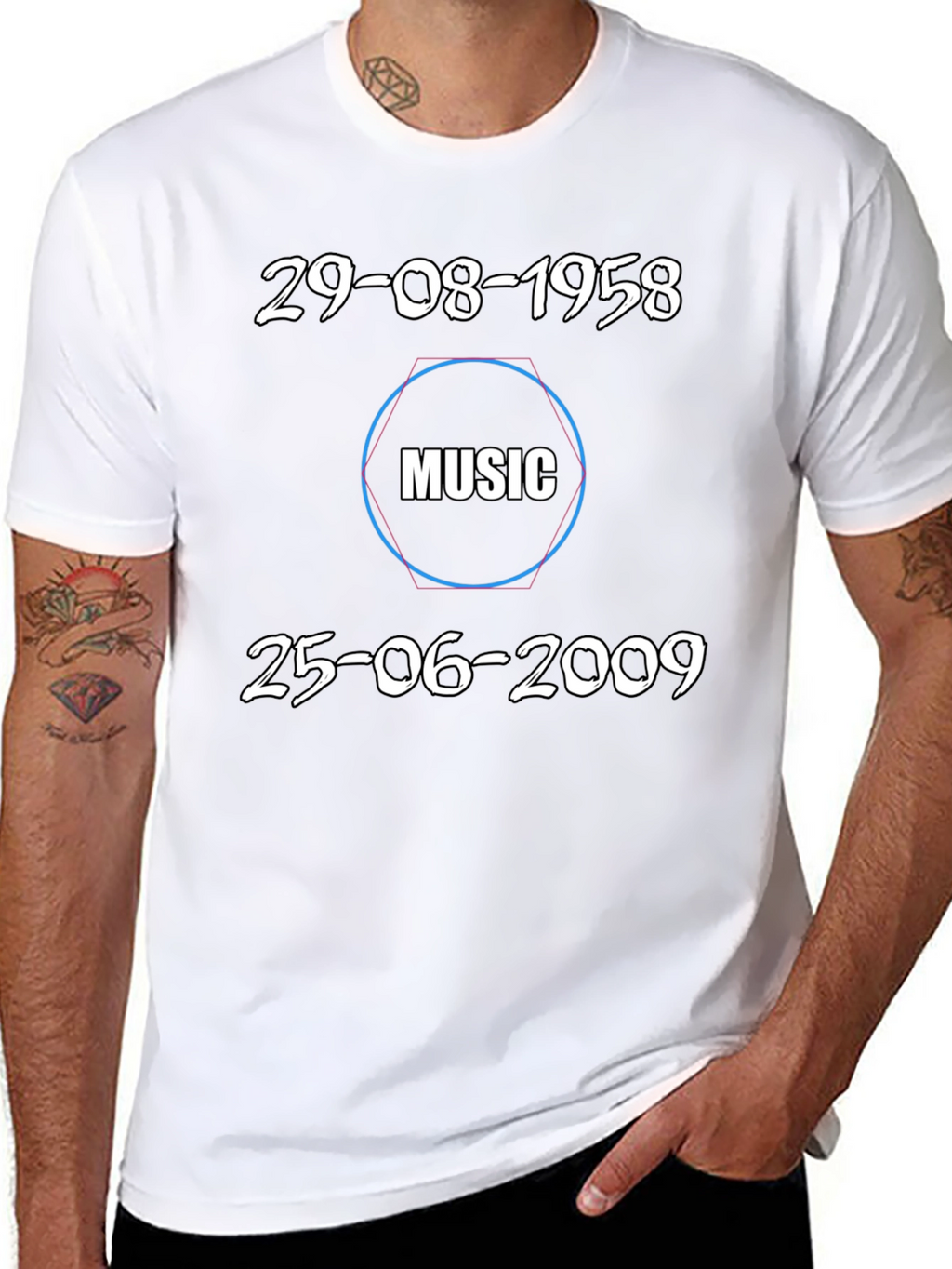 Music Legend T-Shirt: 1958-2009 Tribute Tee
