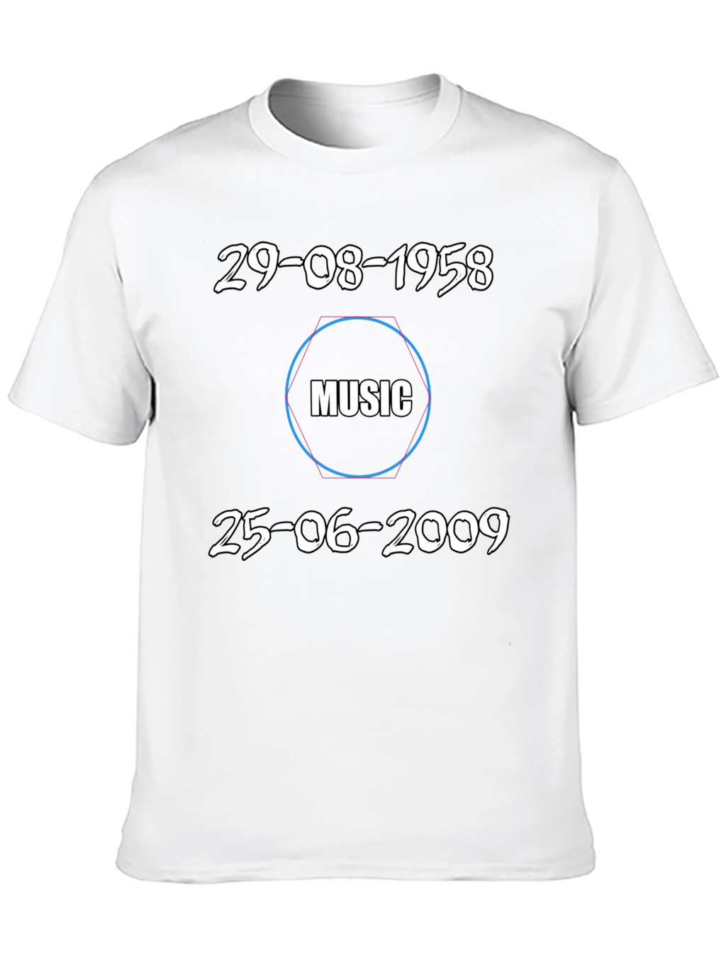 Music Legend T-Shirt: 1958-2009 Tribute Tee