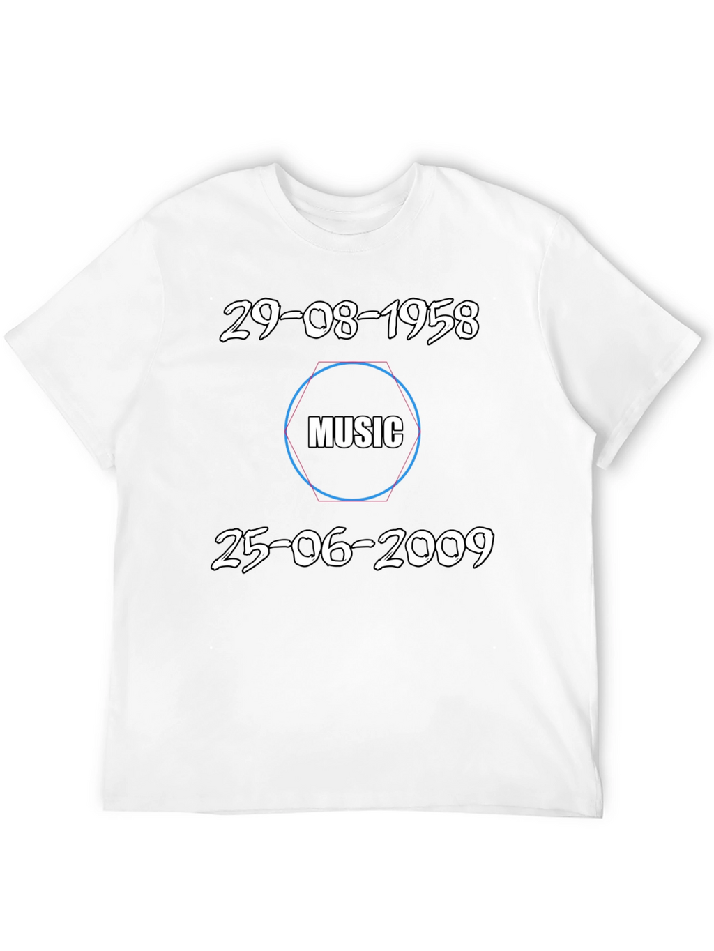 Music Legend T-Shirt: 1958-2009 Tribute Tee