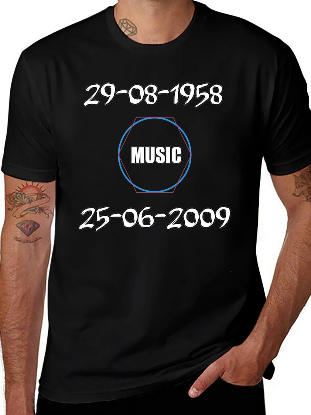 Music Legend T-Shirt: 1958-2009 Tribute Tee