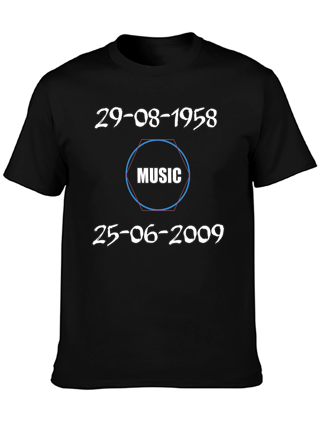 Music Legend T-Shirt: 1958-2009 Tribute Tee
