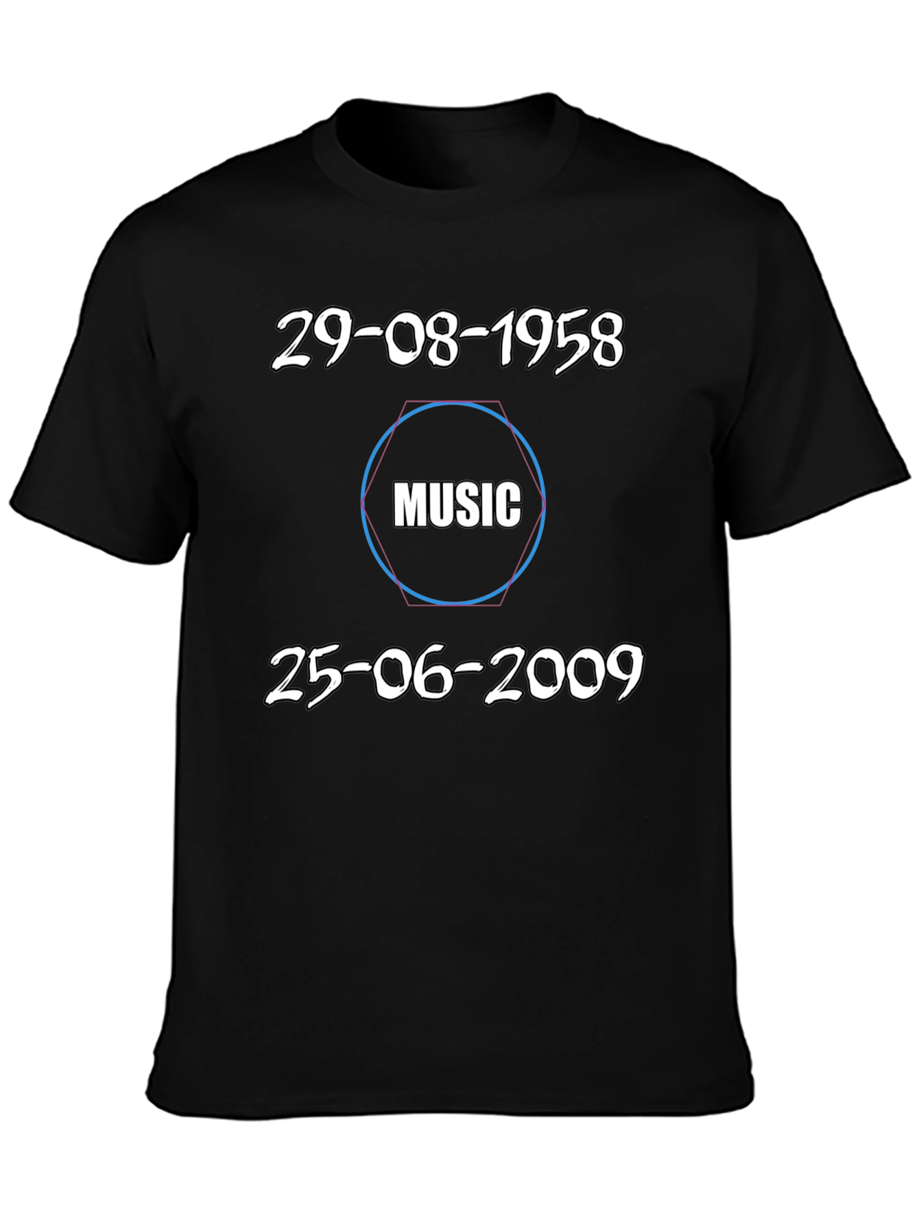 Music Legend T-Shirt: 1958-2009 Tribute Tee