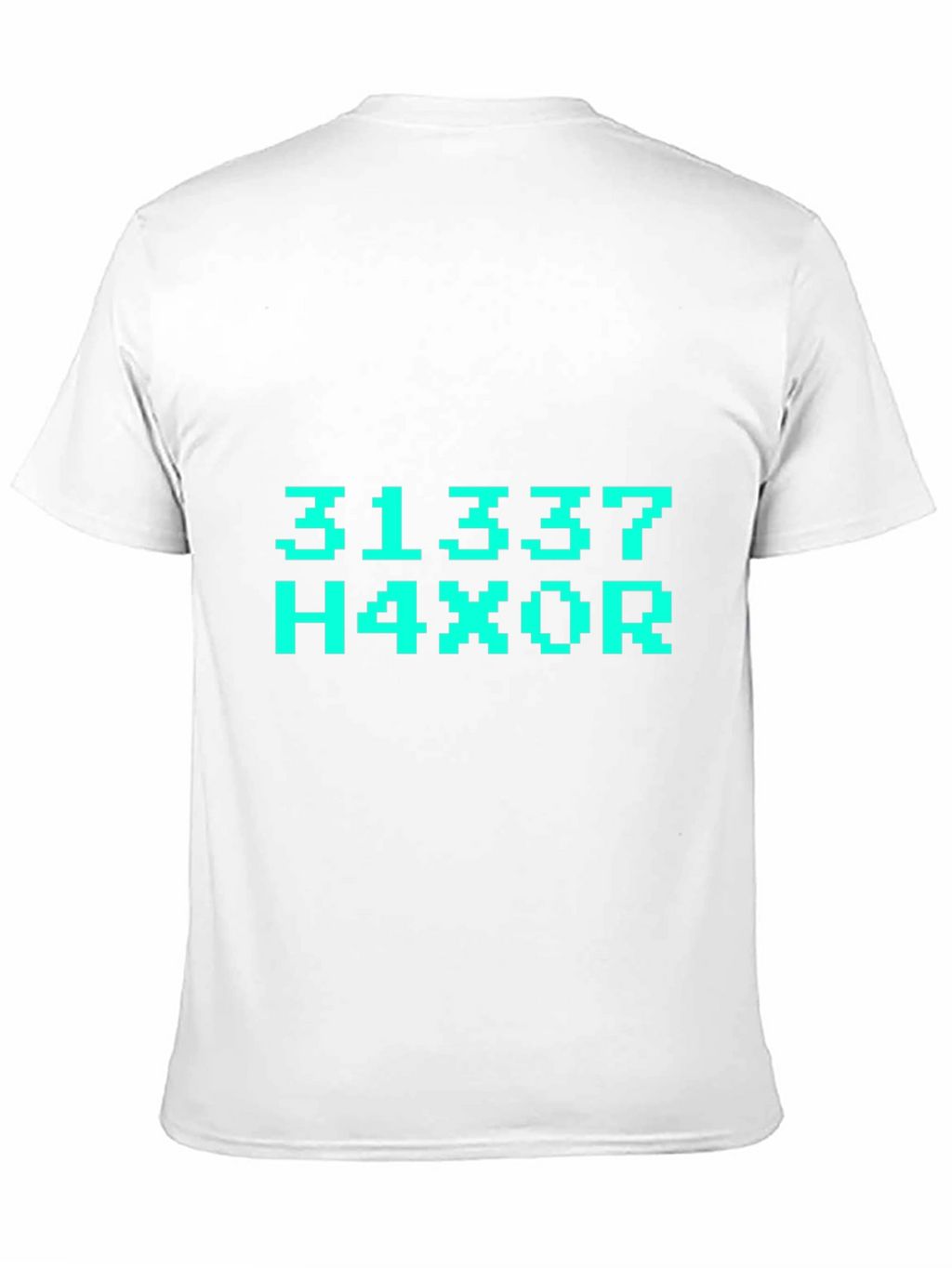 31337 H4X0R T-Shirt - Black Graphic Tee