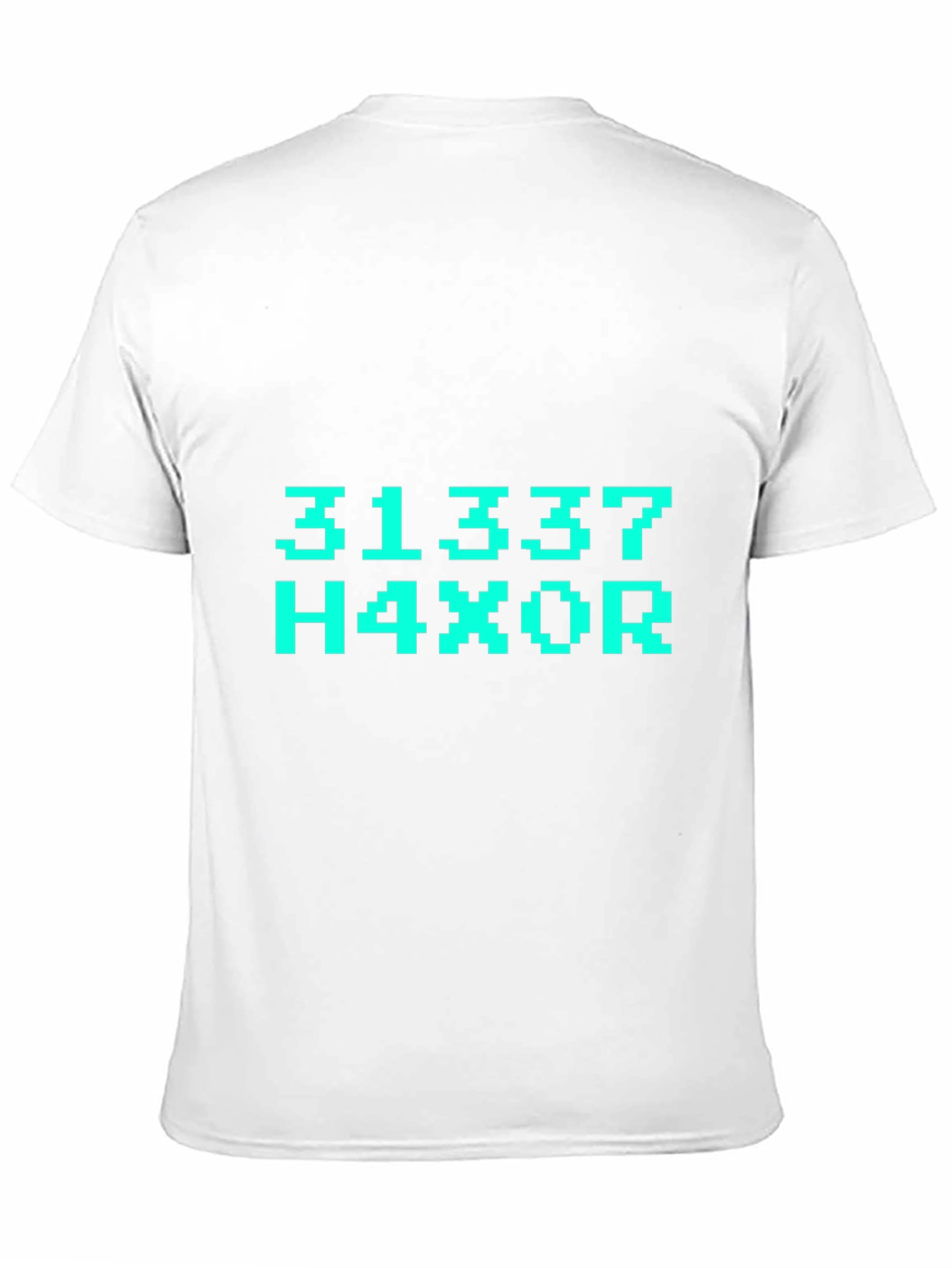 31337 H4X0R T-Shirt - Black Graphic Tee