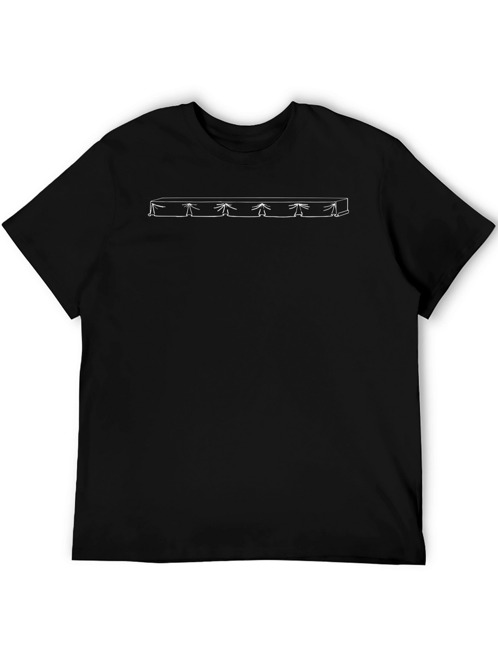 Abstract Line Art Graphic Tee - Casual Style