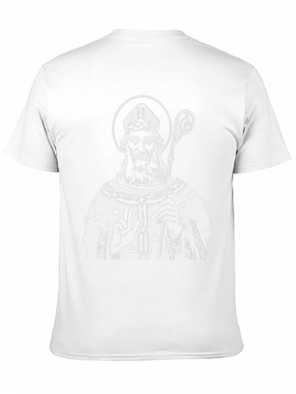 Saint Graphic Tee - Black Cotton T-Shirt