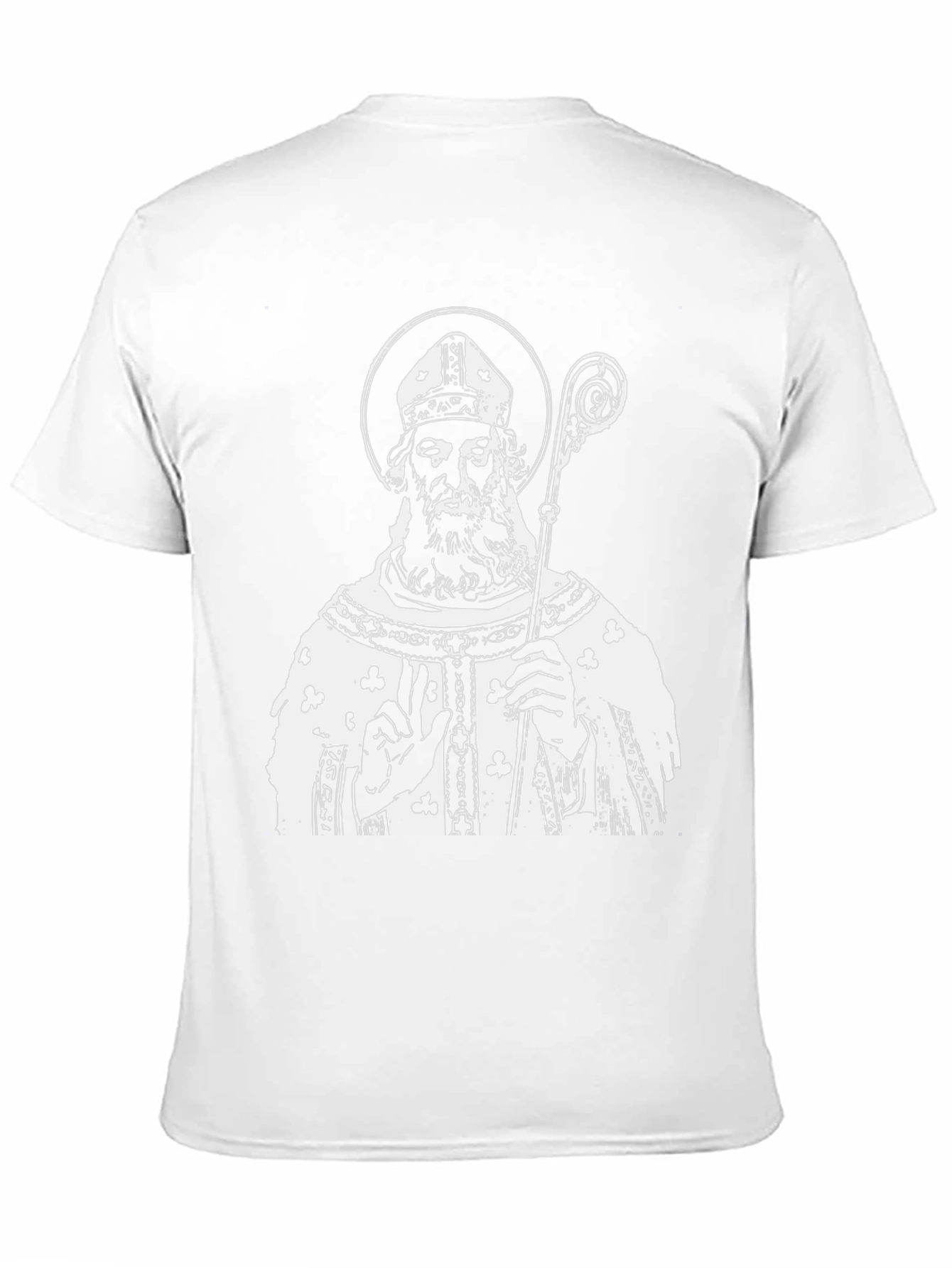 Saint Graphic Tee - Black Cotton T-Shirt