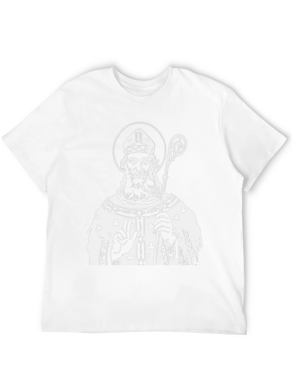 Saint Graphic Tee - Black Cotton T-Shirt