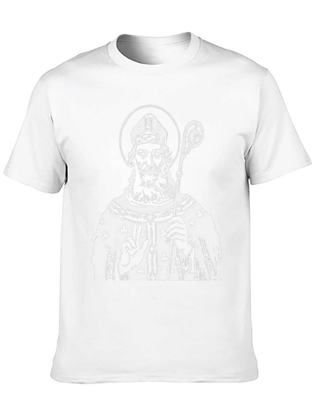 Saint Graphic Tee - Black Cotton T-Shirt