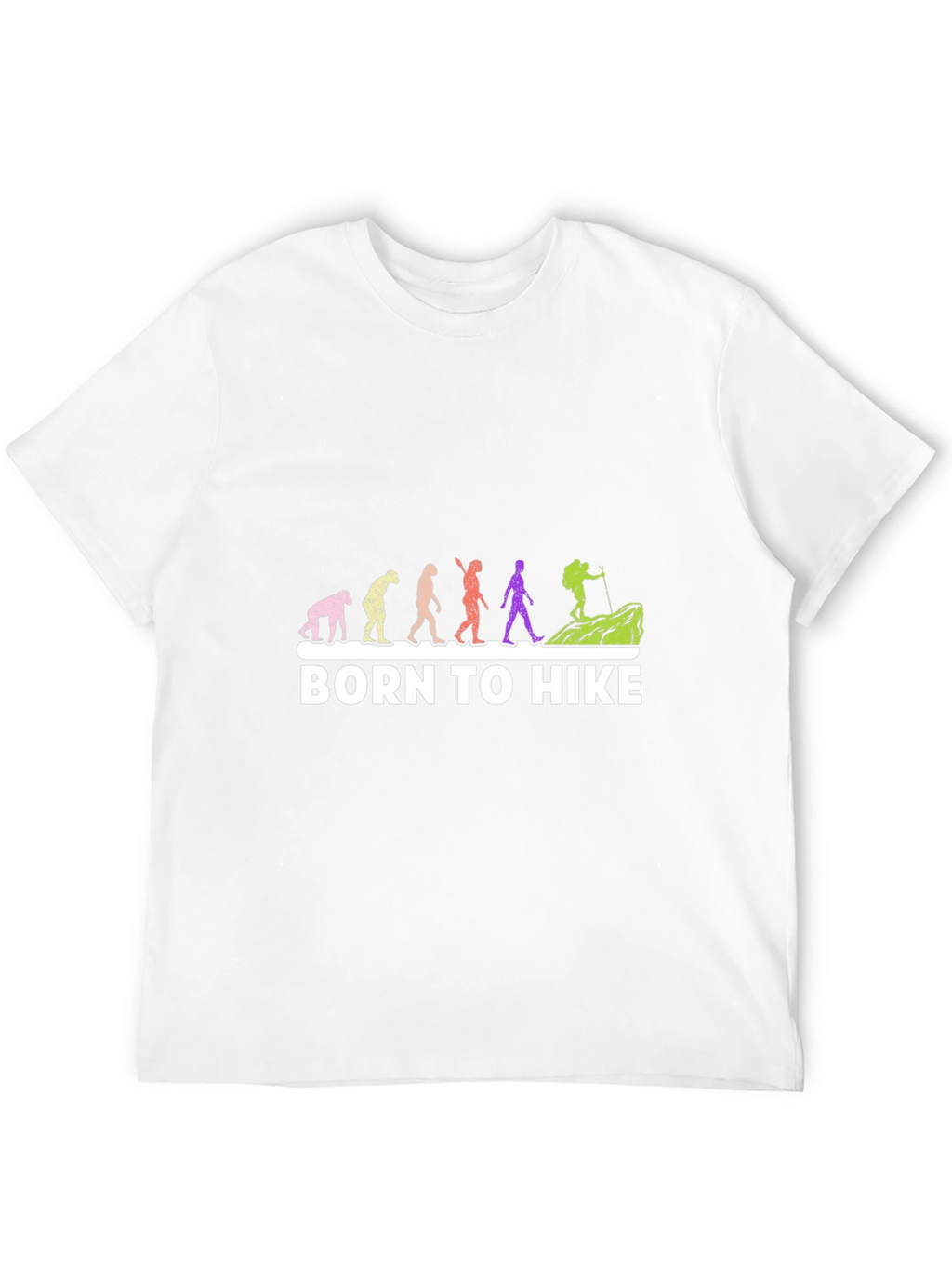 Born To Hike Evolution Black T-Shirt