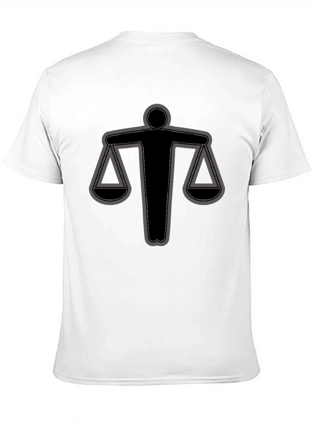 Scales of Justice Graphic Tee - Black