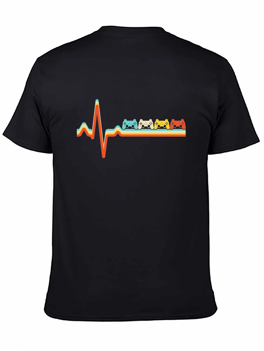 Retro Gamer Heartbeat Graphic Tee