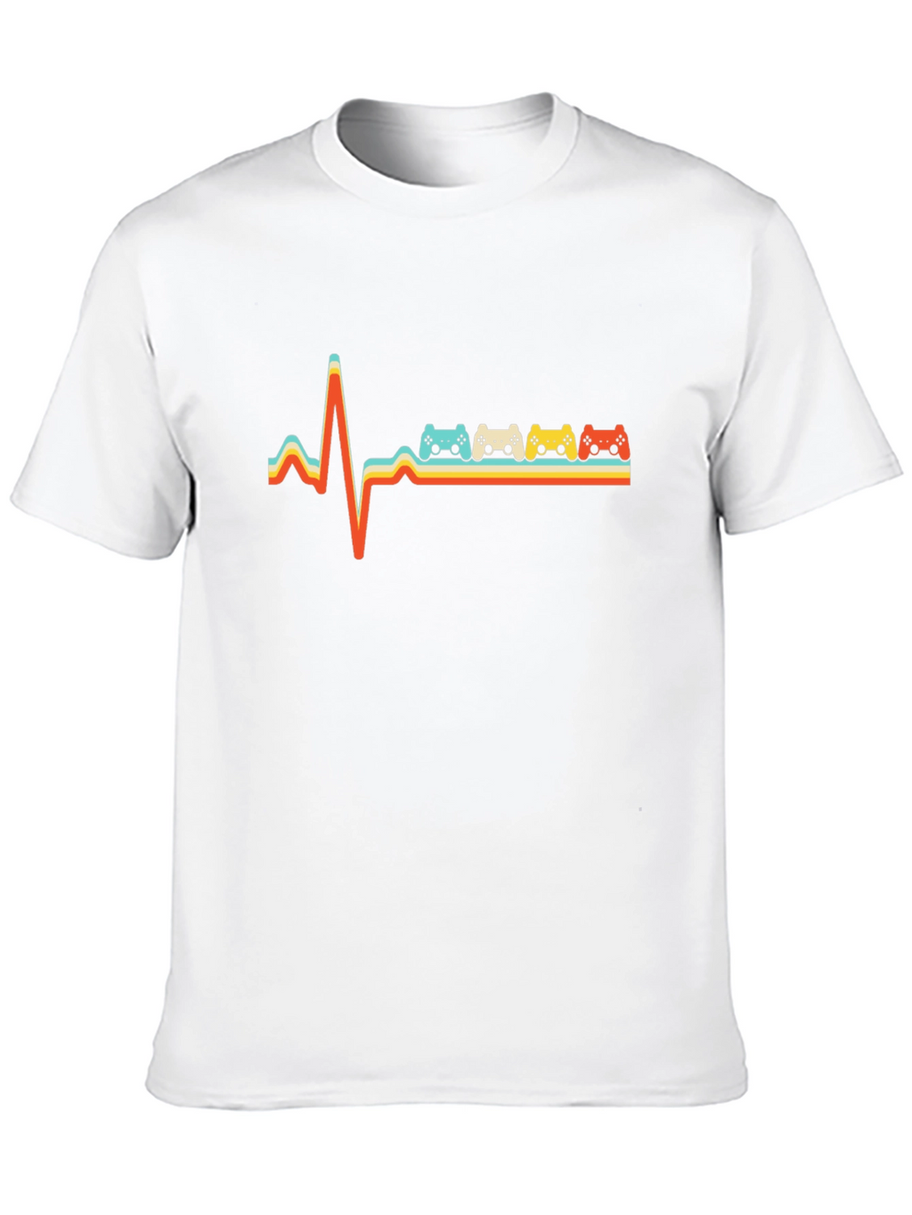 Retro Gamer Heartbeat Graphic Tee